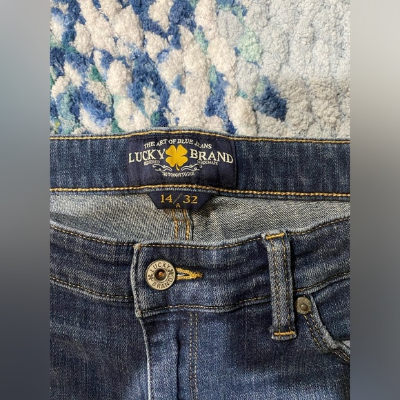 Lucky Brand Blue Straight Jeans Versatile Everyday Wear- Women’s 14/32 - Picture 5 of 13